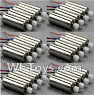 Holy Stone U818A Parts-11 Reversing-rotating Motor with Black and white wire(12pcs) & rotating Motor with red and Blue wire(12pcs),Holy Stone U818A Quadcopter parts,U818A rc Drone spare parts